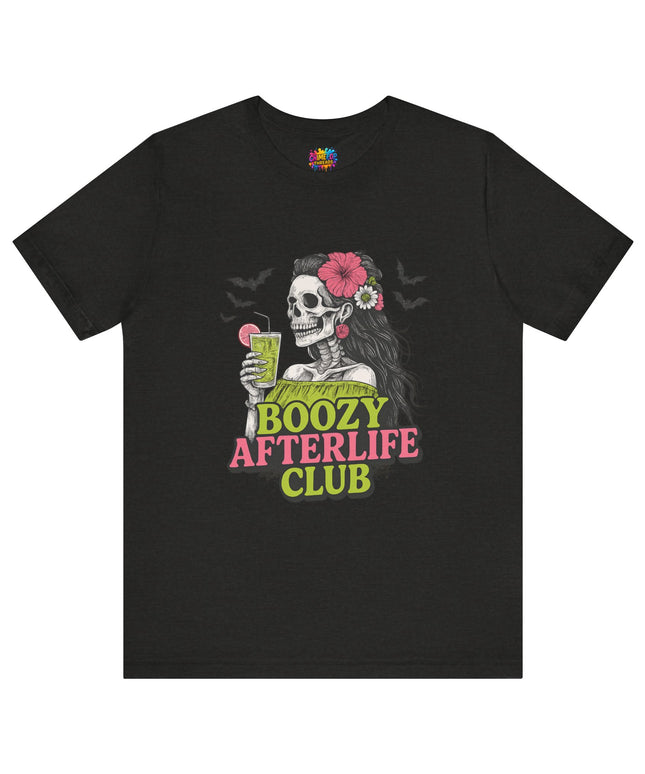 Boozy Afterlife Club Skeleton Shirt