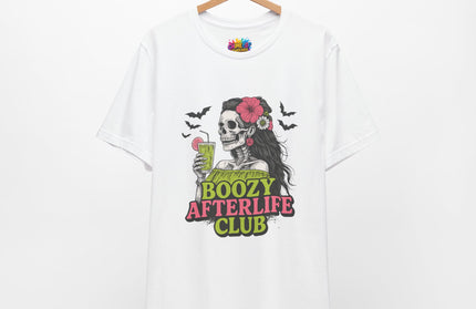 Boozy Afterlife Club Skeleton Shirt