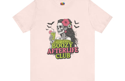 Boozy Afterlife Club Skeleton Shirt
