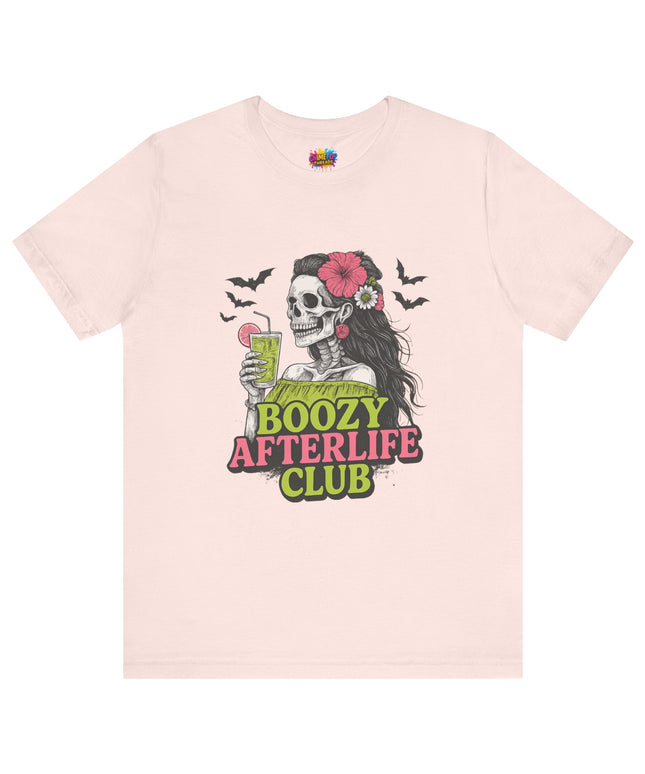 Boozy Afterlife Club Skeleton Shirt