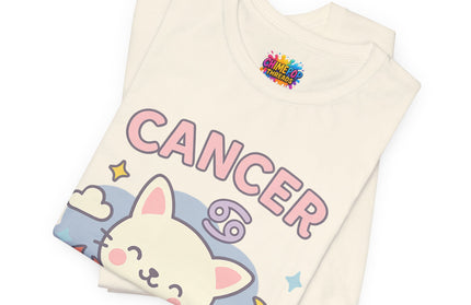 CANCER ZODIAC – BLAME THE MOON KITTY VIBE TEE