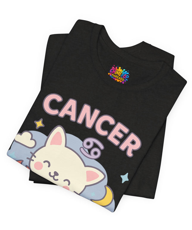 CANCER ZODIAC – BLAME THE MOON KITTY VIBE TEE
