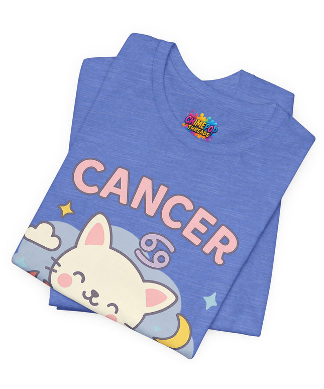 CANCER ZODIAC – BLAME THE MOON KITTY VIBE TEE