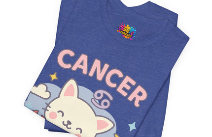 CANCER ZODIAC – BLAME THE MOON KITTY VIBE TEE