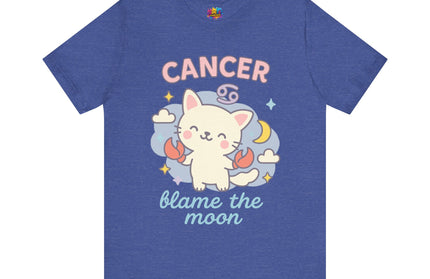 CANCER ZODIAC – BLAME THE MOON KITTY VIBE TEE