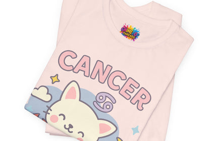 CANCER ZODIAC – BLAME THE MOON KITTY VIBE TEE