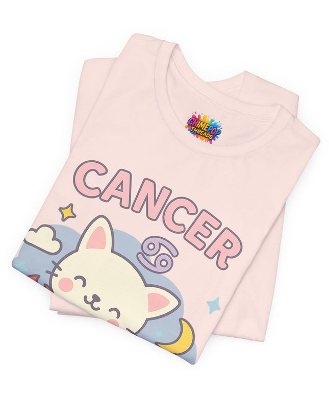 CANCER ZODIAC – BLAME THE MOON KITTY VIBE TEE
