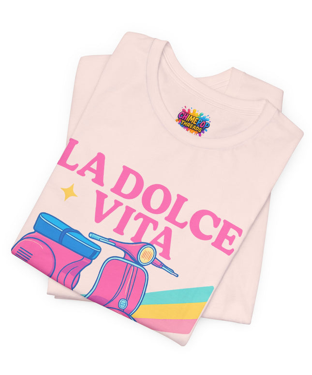 CAPRI CRUISIN’: VINTAGE VESPA VIBES TEE