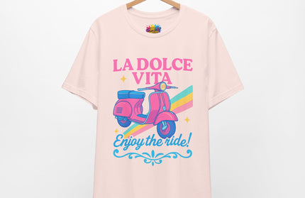CAPRI CRUISIN’: VINTAGE VESPA VIBES TEE