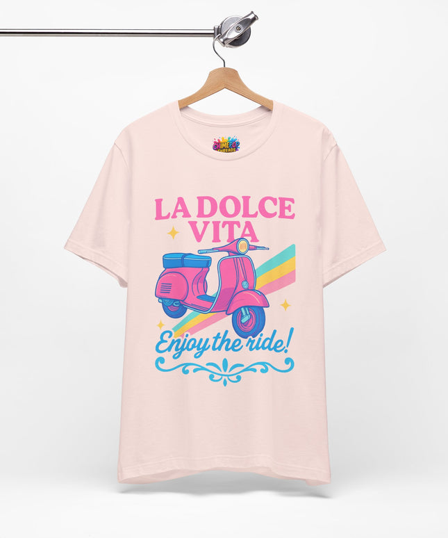 CAPRI CRUISIN’: VINTAGE VESPA VIBES TEE