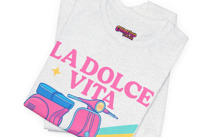 CAPRI CRUISIN’: VINTAGE VESPA VIBES TEE