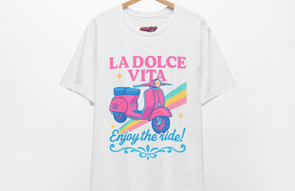 CAPRI CRUISIN’: VINTAGE VESPA VIBES TEE