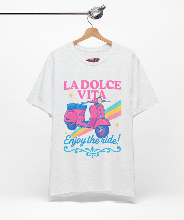CAPRI CRUISIN’: VINTAGE VESPA VIBES TEE