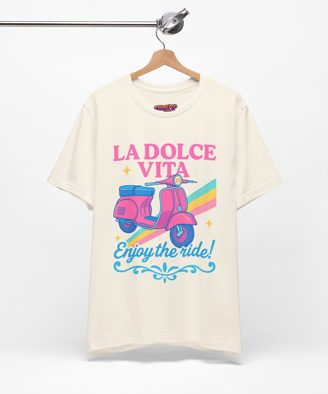 CAPRI CRUISIN’: VINTAGE VESPA VIBES TEE