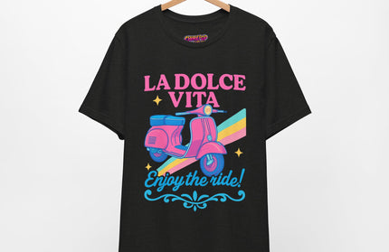 CAPRI CRUISIN’: VINTAGE VESPA VIBES TEE