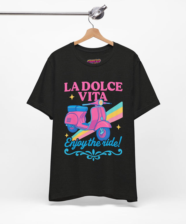 CAPRI CRUISIN’: VINTAGE VESPA VIBES TEE