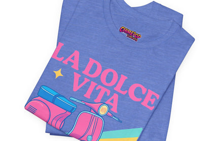 CAPRI CRUISIN’: VINTAGE VESPA VIBES TEE