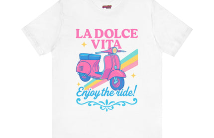 CAPRI CRUISIN’: VINTAGE VESPA VIBES TEE