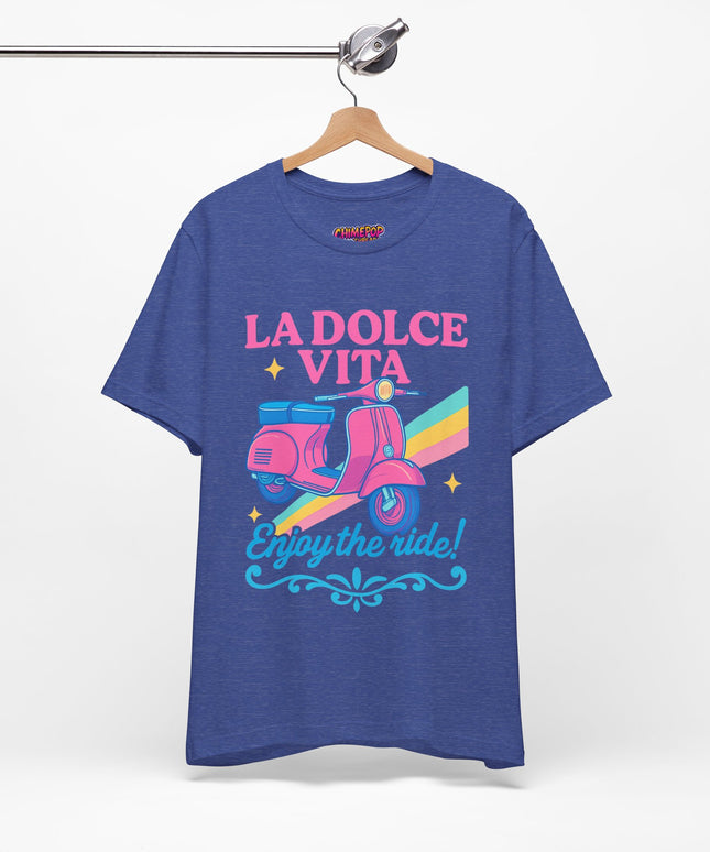 CAPRI CRUISIN’: VINTAGE VESPA VIBES TEE