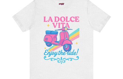 CAPRI CRUISIN’: VINTAGE VESPA VIBES TEE