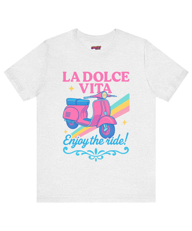 CAPRI CRUISIN’: VINTAGE VESPA VIBES TEE