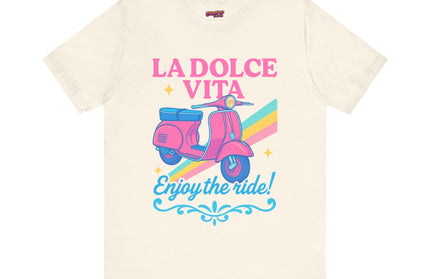CAPRI CRUISIN’: VINTAGE VESPA VIBES TEE