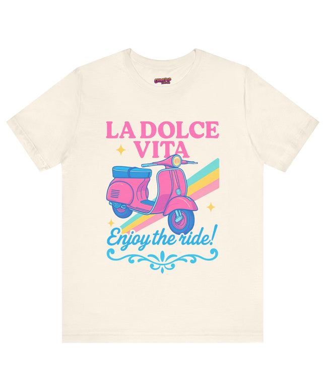 CAPRI CRUISIN’: VINTAGE VESPA VIBES TEE