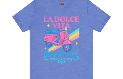 CAPRI CRUISIN’: VINTAGE VESPA VIBES TEE