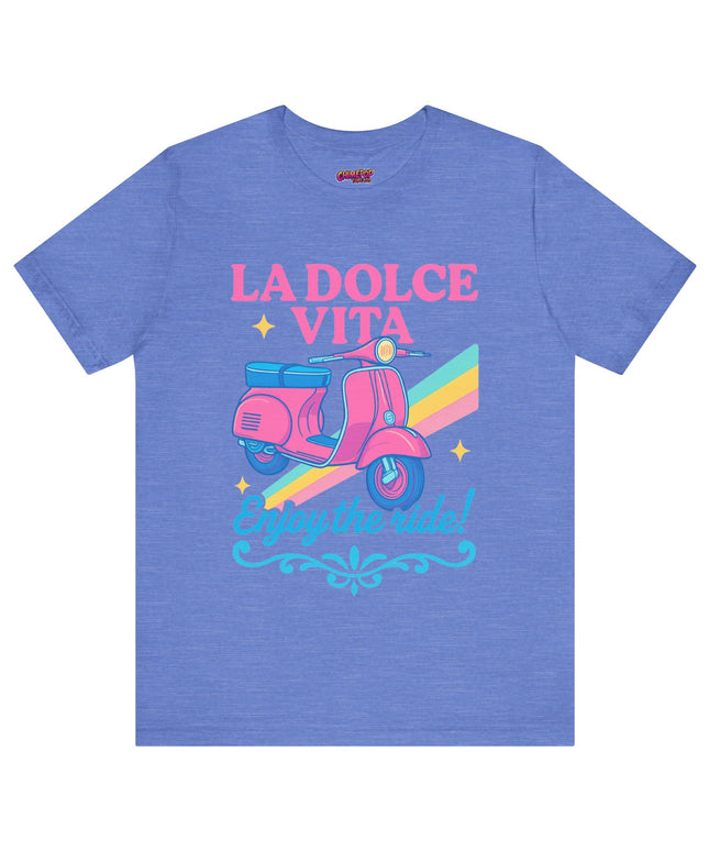 CAPRI CRUISIN’: VINTAGE VESPA VIBES TEE