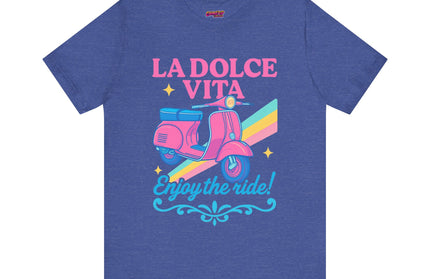 CAPRI CRUISIN’: VINTAGE VESPA VIBES TEE