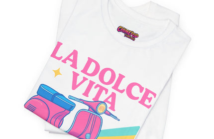 CAPRI CRUISIN’: VINTAGE VESPA VIBES TEE