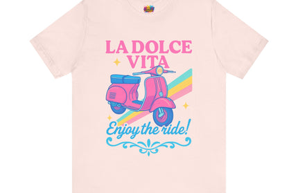 CAPRI CRUISIN’: VINTAGE VESPA VIBES TEE