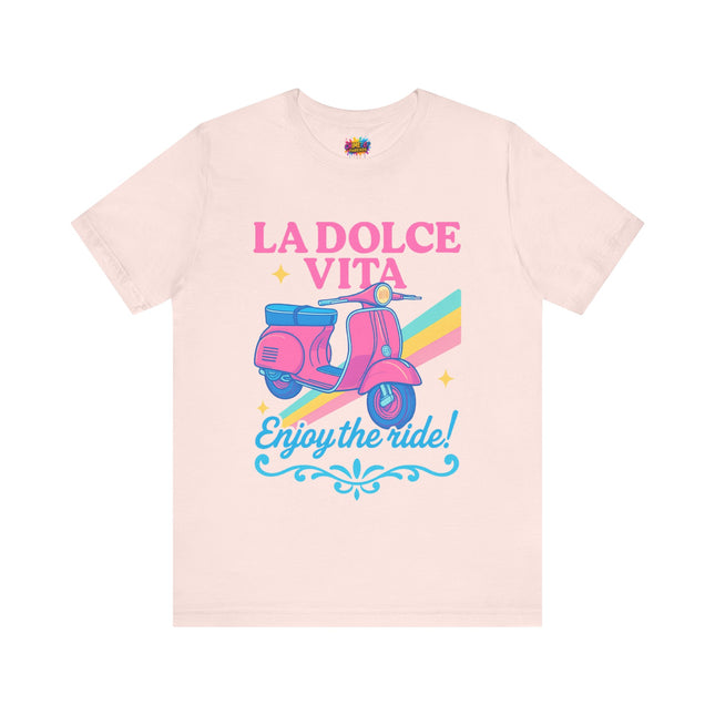 CAPRI CRUISIN’: VINTAGE VESPA VIBES TEE