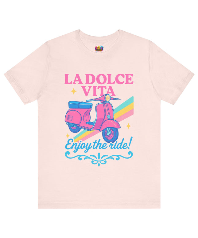 CAPRI CRUISIN’: VINTAGE VESPA VIBES TEE