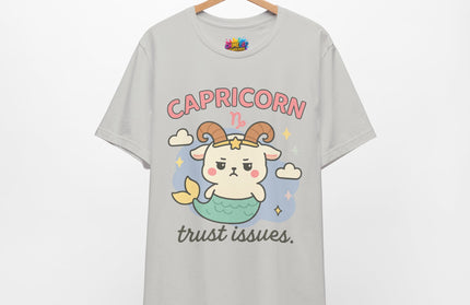 CAPRICORN ZODIAC – TRUST ISSUES MERMAID GOAT TEE