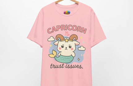 CAPRICORN ZODIAC – TRUST ISSUES MERMAID GOAT TEE