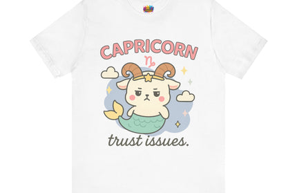 CAPRICORN ZODIAC – TRUST ISSUES MERMAID GOAT TEE