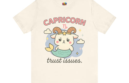 CAPRICORN ZODIAC – TRUST ISSUES MERMAID GOAT TEE
