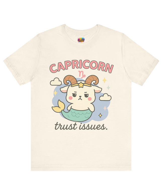 CAPRICORN ZODIAC – TRUST ISSUES MERMAID GOAT TEE
