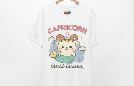 CAPRICORN ZODIAC – TRUST ISSUES MERMAID GOAT TEE