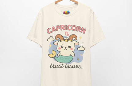 CAPRICORN ZODIAC – TRUST ISSUES MERMAID GOAT TEE