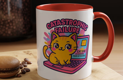CATASTROPHIC FAILURE FUNNY COFFEE MUG