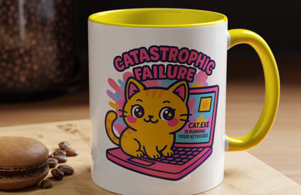 CATASTROPHIC FAILURE FUNNY COFFEE MUG