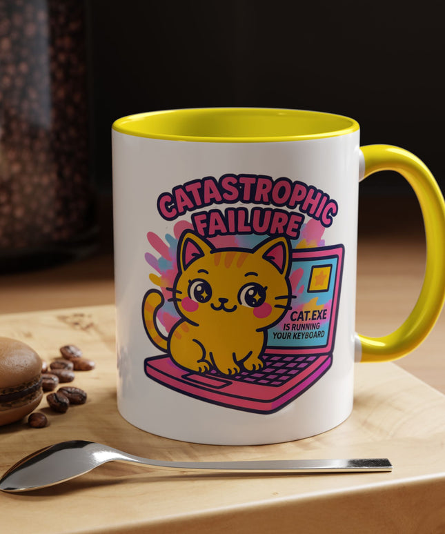 CATASTROPHIC FAILURE FUNNY COFFEE MUG