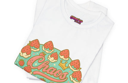 CHAOS BIRTHDAY CAKE GRAPHIC TEE