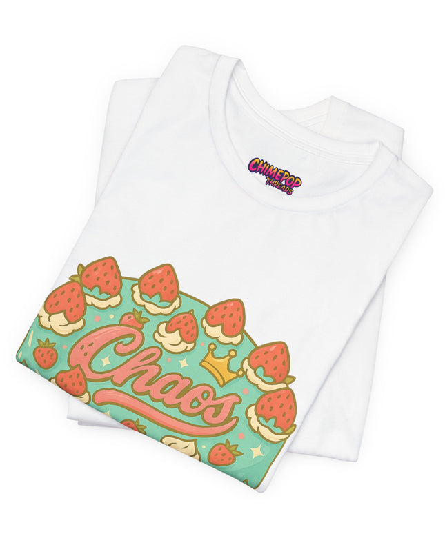 CHAOS BIRTHDAY CAKE GRAPHIC TEE