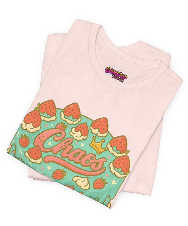 CHAOS BIRTHDAY CAKE GRAPHIC TEE