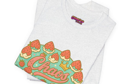 CHAOS BIRTHDAY CAKE GRAPHIC TEE