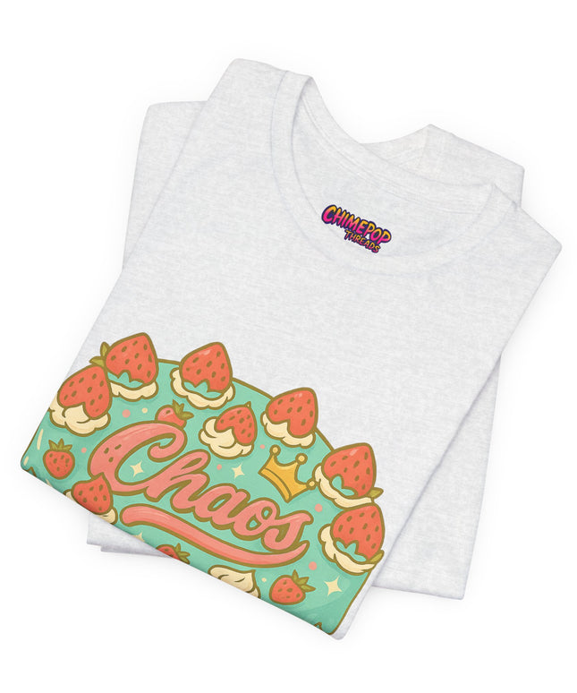 CHAOS BIRTHDAY CAKE GRAPHIC TEE