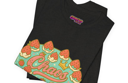 CHAOS BIRTHDAY CAKE GRAPHIC TEE